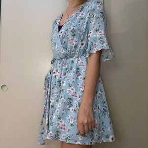 Floral Wrap Romper